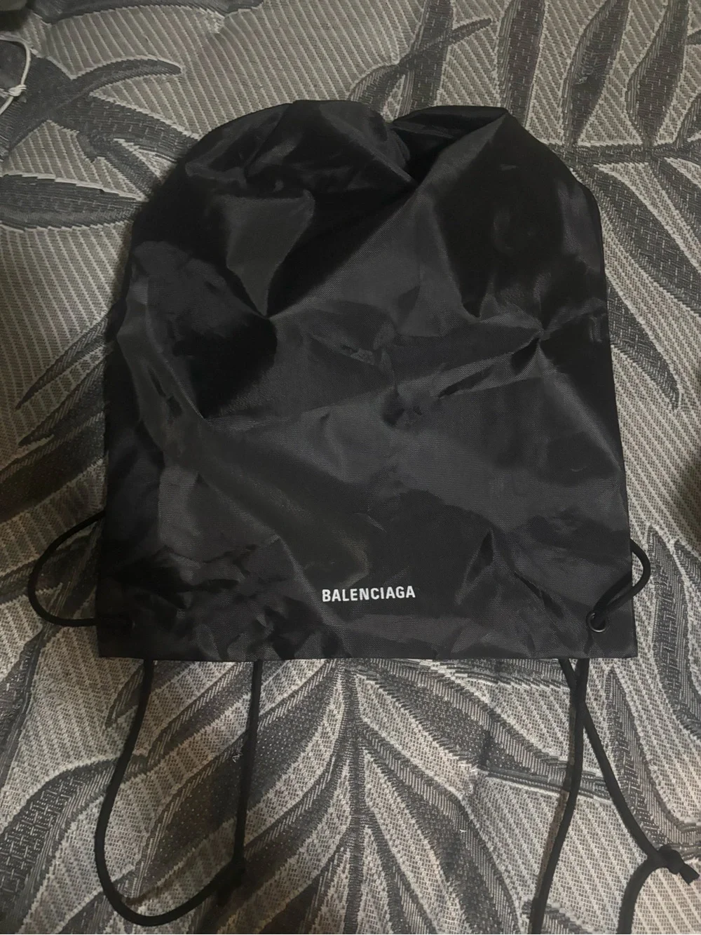 Balenciaga Gray and Black Mesh Runner Sneakers